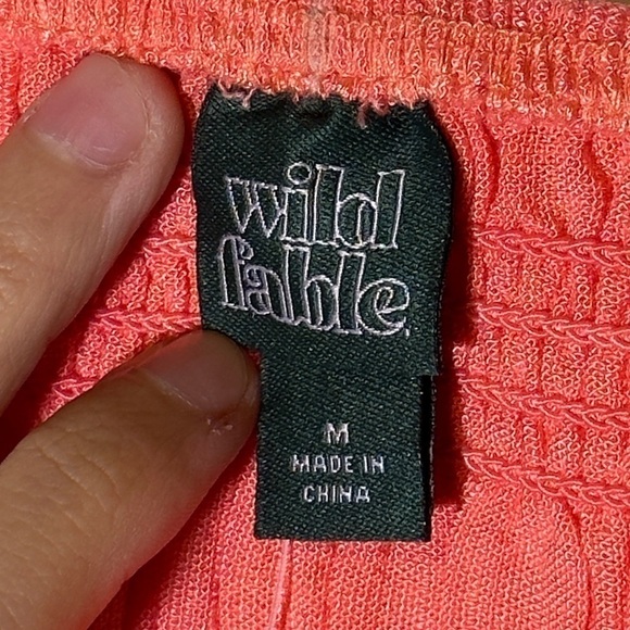 Wild Fable Smocked V-Neck Sleeveless Midi Dress Size Medium Women - Picture 8 of 13